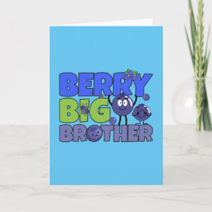 Berry Big Brother - Zus Blueberry Pun Kaart