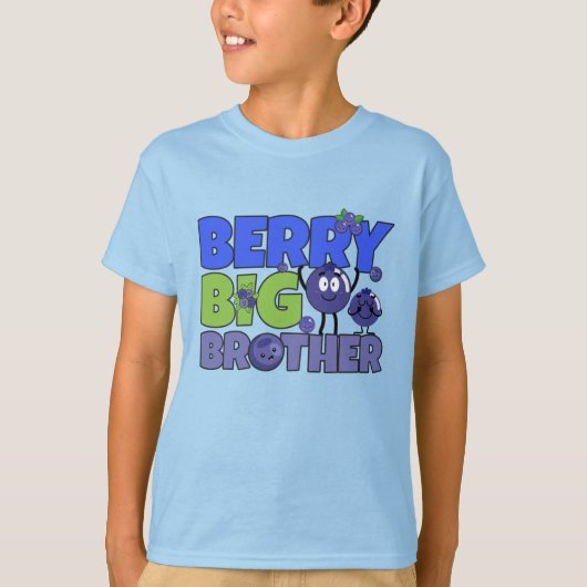 Berry Big Brother - Zus Blueberry Pun T-shirt (Voorkant)