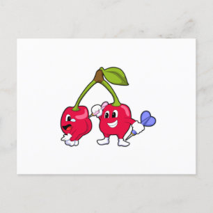 Berry bij Darts met Dart Briefkaart