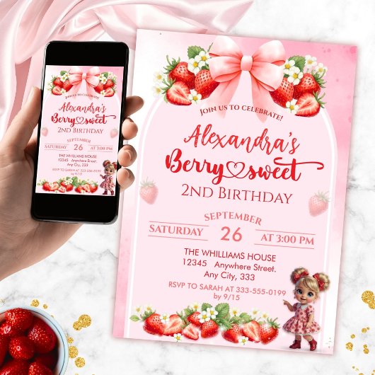 Berry Birthday - Berry Sweet Kaart