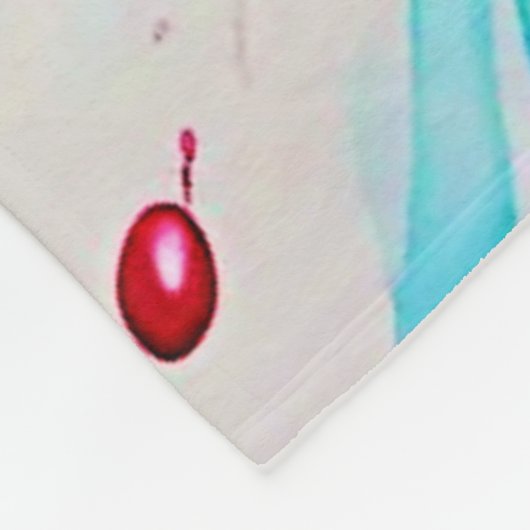 Berry Blast: Fruity Fun Fleece Deken (Hoek)