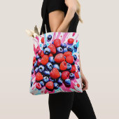 Berry Blast: Fruity Fun Tote Bag (Dichtbij)