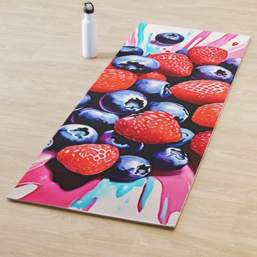 Berry Blast: Fruity Fun Yogamat (In situ)