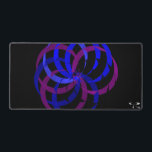 Berry Blend Gaming Mouse Pad<br><div class="desc">This multi color gaming mouse pad features a 3D circular cylinder theme fused in a 2D center design.  This product makes a great addition to a home studio,  home office,  work space or school computer lab.</div>