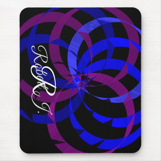 Berry Blend Geometric Mouse Pad Muismat (Voorkant)