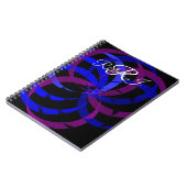 Berry Blend Geometric Spiral Notebook Notitieboek (Linkerzijde)