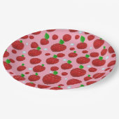 Berry Bliss Bash: Framboos's eerste feestthema Papieren Bordje (Gekanteld)