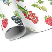 Berry Bliss-patroon Cadeaupapier (Rol Hoek)