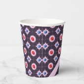 Berry Bliss Patroon met aangepaste naam Papieren Bekers (Rechts)