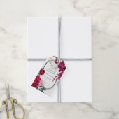 Berry Bloom Garden Floral Glam Wedding  Cadeaulabel (Met Touw)