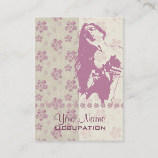 Berry Blossom - Business-, Profile-, Schedule Kaar Afsprakenkaartje