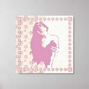Berry Blossom - Ingewikkeld Canvas Afdruk