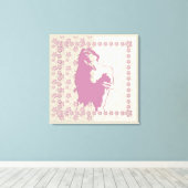 Berry Blossom - Ingewikkeld Canvas Afdruk (Insitu (Houten vloer))