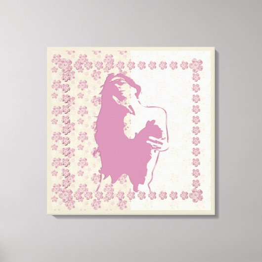 Berry Blossom - Ingewikkeld Canvas Afdruk (Voorkant)