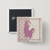 Berry Blossom - Pin Button (Voorkant /achterkant)