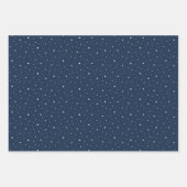 Berry Blue Christmas Wrapping Paper Sheets (Voorkant 3)
