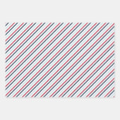 Berry Blue Christmas Wrapping Paper Sheets (Voorkant 2)