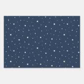 Berry Blue Christmas Wrapping Papieren Bladen Inpakpapier Vel (Voorkant 3)