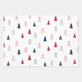 Berry Blue Christmas Wrapping Papieren Bladen Inpakpapier Vel (Voorkant)