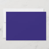 Berry Blue Elegant Modern Flat Note Card Notitiekaartje