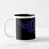 Berry Blue "Sophia" Coffee Mok (Links)