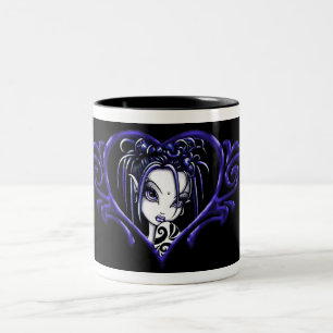Berry Blue "Sophia" Coffee Mok