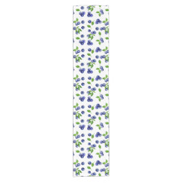 Berry Blueberry Waterverf Fruit Berries Vintage Korte Tafelloper