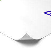 Berry Bluebird Poster (Hoek)