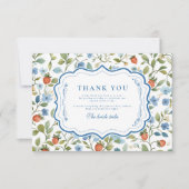 Berry  Blush Vrijgezellenfeest Bedankkaart (Voorkant)