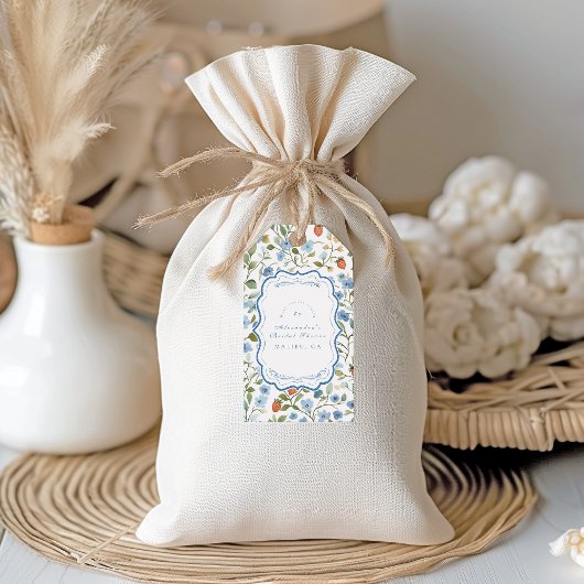 Berry  Blush Vrijgezellenfeest Cadeaulabel