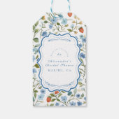 Berry  Blush Vrijgezellenfeest Cadeaulabel (Achterkant)