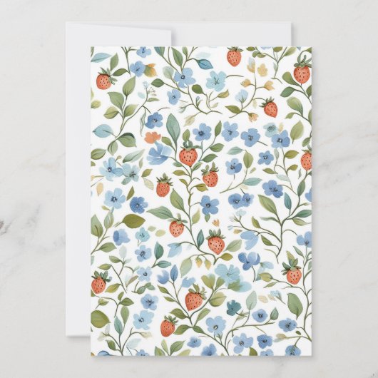 Berry  Blush Vrijgezellenfeest Kaart (Achterkant)