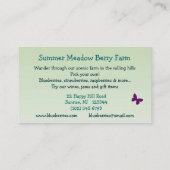 Berry-Boerderij Visitekaartje (Achterkant)