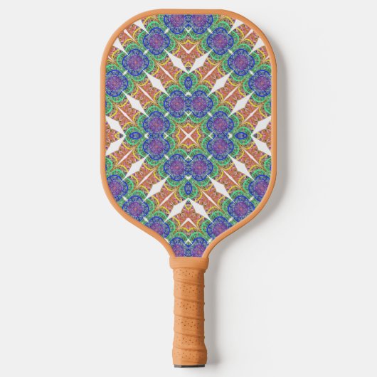 Berry Boho Rhombus Pickleball Paddle (Voorkant)