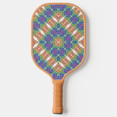 Berry Boho Rhombus Pickleball Paddle (Achterkant)