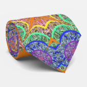 Berry Boho Rhombus Stropdas (Opgerold)