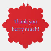 Berry Bonanza Hartelijk dank Berry Ornament Kaart (Achterkant)