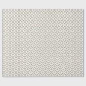 Berry Botanical Diamond Pattern Kerstvakantie Cadeaupapier (Vlak)