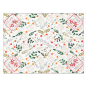 Berry Branch Eat, Drink Be Merry Christmas Party Tafelkleed (Voorkant (Horizontaal))