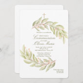 Berry Branch Eerste Holly Communie Kaart (Voorkant / Achterkant)