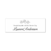 Berry Branch Handgemaakt met liefde door Zelfinktende Stempel (Design)