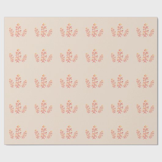 Berry Branches Cadeaupapier (Vlak)