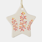 Berry Branches Keramisch Ornament (Rechts)