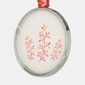 Berry Branches Metalen Ornament (Links)