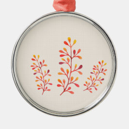 Berry Branches Metalen Ornament