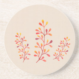 Berry Branches Zandsteen Onderzetter