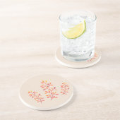 Berry Branches Zandsteen Onderzetter (Zijkant)