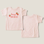 berry brave childhood cancer sick ill kids cute (Ontwerp Voorkant & Achterkant)
