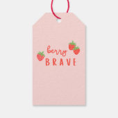 berry brave childhood cancer sick ill kids cute cadeaulabel (Achterkant)