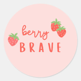 berry brave childhood cancer sick kids cute ronde sticker